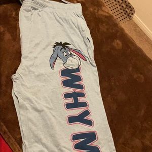 Disney Eeyore “why me?” Pants
